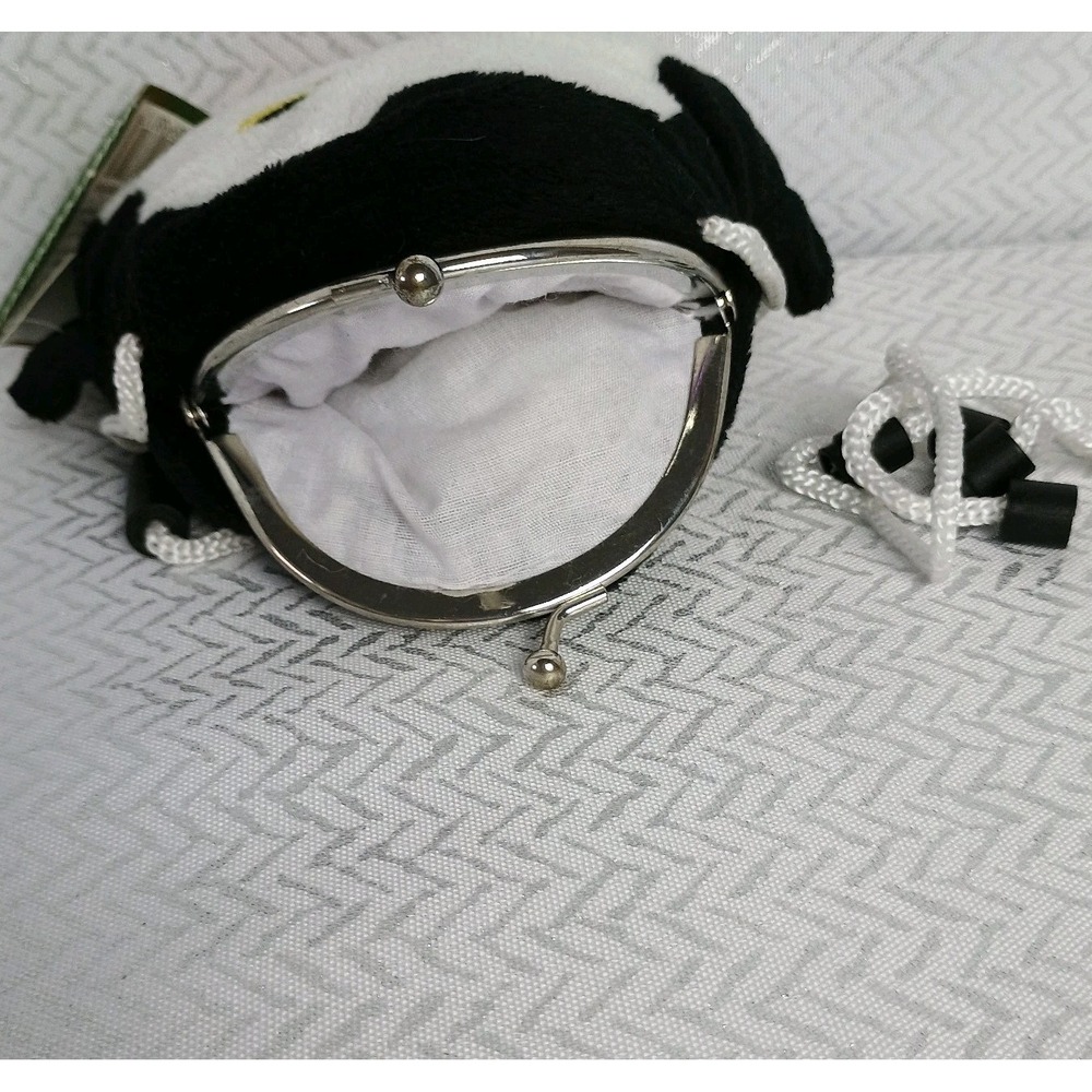 Wild Republic Penguin Plush Clasp Coin Purse 6"Wallet Breakaway Strap Kids - Picture 3 of 9